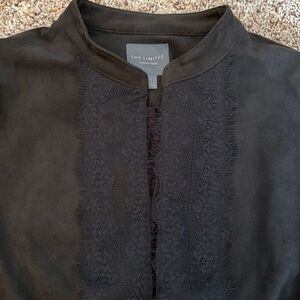 Elegant Black Women's Suede Jacket